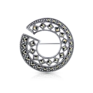 W.KRUK Broszka srebrna W.KRUK