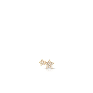W.KRUK Kolczyk srebrny Little Star