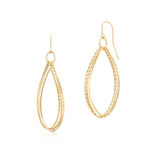 W.KRUK Kolczyki bankietowe złote