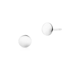 W.KRUK Kolczyki białe złoto kulki