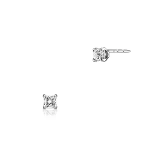 W.KRUK Kolczyki białe złoto Niezwykły