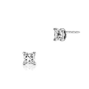 W.KRUK Kolczyki białe złoto Niezwykły