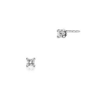 W.KRUK Kolczyki białe złoto Niezwykły