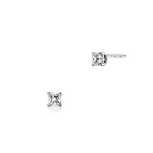 W.KRUK Kolczyki białe złoto Niezwykły