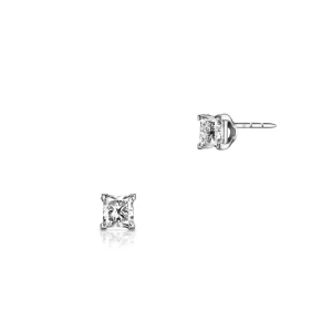 W.KRUK Kolczyki białe złoto Niezwykły