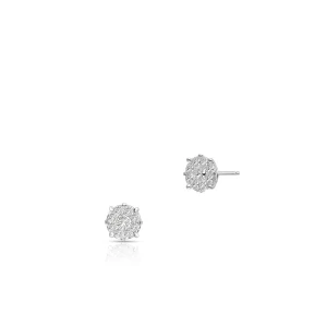 W.KRUK - Kolczyki białe złoto z brylantami