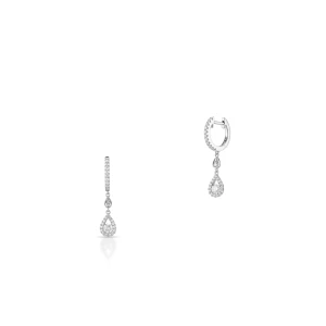 W.KRUK - Kolczyki białe złoto z brylantami