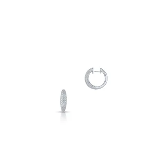 W.KRUK Kolczyki białe złoto z brylantami