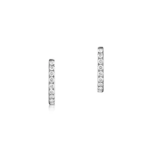 W.KRUK Kolczyki białe złoto z brylantami