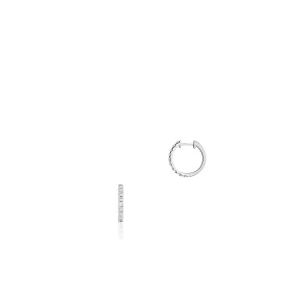 W.KRUK - Kolczyki białe złoto z brylantami