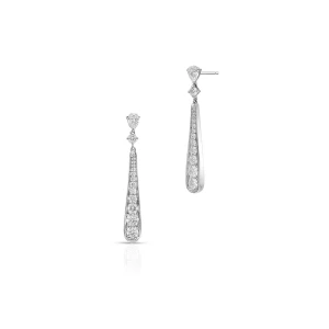 W.KRUK Kolczyki białe złoto z brylantami