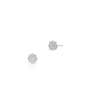 W.KRUK Kolczyki białe złoto z brylantami