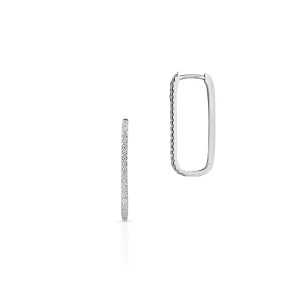 W.KRUK Kolczyki białe złoto z brylantami