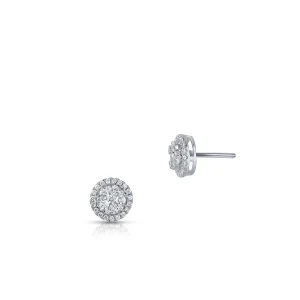 W.KRUK Kolczyki białe złoto z brylantami