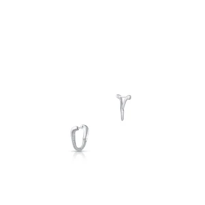 W.KRUK Kolczyki białe złoto z brylantami