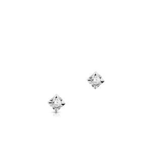 W.KRUK Kolczyki białe złoto z brylantami