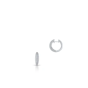 W.KRUK Kolczyki białe złoto z brylantami