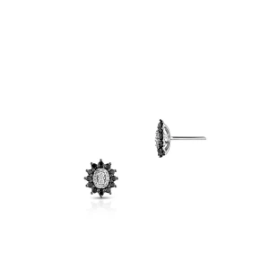 Zdjęcie produktu W.KRUK Kolczyki białe złoto z diamentami