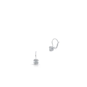 W.KRUK Kolczyki białe złoto z diamentami