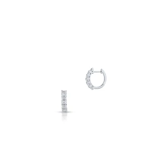 W.KRUK Kolczyki białe złoto z diamentami