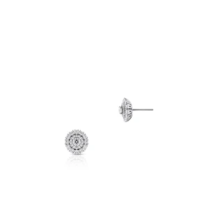W.KRUK Kolczyki białe złoto z diamentami