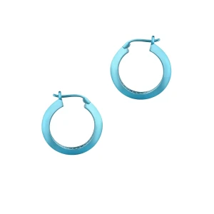 W.KRUK - Kolczyki Blue Hoops Princess Club PICKY PICA