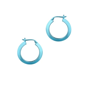 W.KRUK Kolczyki Blue Hoops Princess Club PICKY PICA