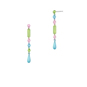 W.KRUK Kolczyki Color Drops Princess Club PICKY PICA