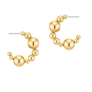 W.KRUK - Kolczyki Gold Bubble Tea PICKY PICA