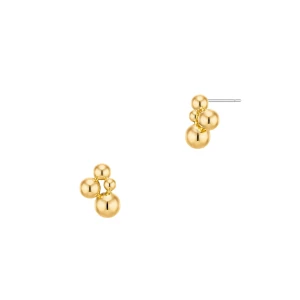 W.KRUK - Kolczyki Gold Grapes PICKY PICA