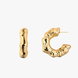 W.KRUK - Kolczyki Golden Flow Picky Pica Juicy