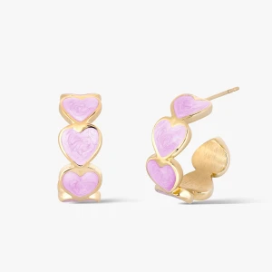 W.KRUK Kolczyki Heart Parade Lush PICKY PICA
