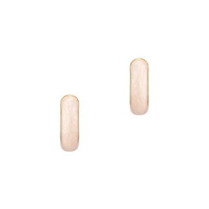 W.KRUK Kolczyki koła z pastelową emalią Basics PICKY PICA