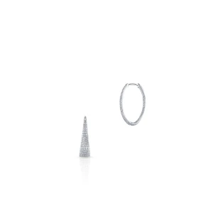 W.KRUK Kolczyki mosiężne z cyrkoniami