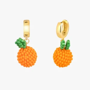 W.KRUK - Kolczyki Orange Drop Picky Pica Juicy