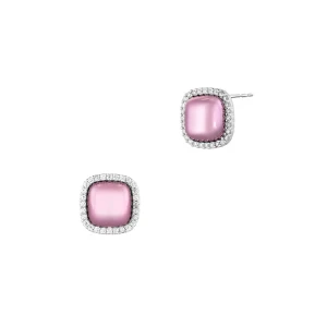 W.KRUK - Kolczyki Pink Squares Princess Club PICKY PICA