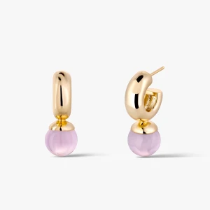 W.KRUK Kolczyki Pink Statement Lush PICKY PICA