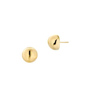 W.KRUK - Kolczyki pozłacane półkule Picky Pica