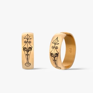 W.KRUK Kolczyki Rock Vibe Love Fever PICKY PICA