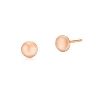 W.KRUK - Kolczyki różowe złoto basic