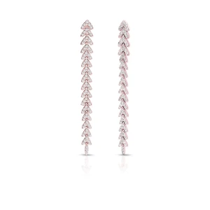 W.KRUK - Kolczyki różowe złoto W.KRUK