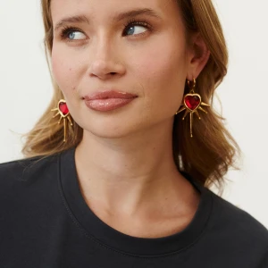 W.KRUK Kolczyki Scarlet Radiance Love Fever PICKY PICA