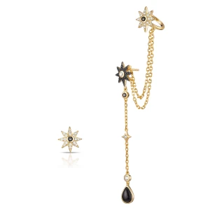 W.KRUK - Kolczyki srebrne Alchemia