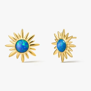 W.KRUK Kolczyki srebrne Alchemia