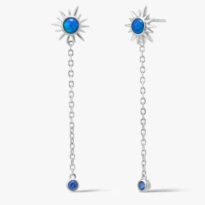 W.KRUK Kolczyki srebrne Alchemia