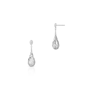 W.KRUK - Kolczyki srebrne Ażurowa