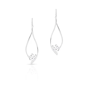 W.KRUK - Kolczyki srebrne ażurowe