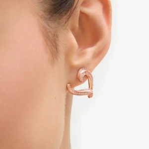 W.KRUK Kolczyki srebrne Balerina