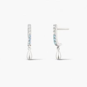 W.KRUK Kolczyki srebrne Balerina