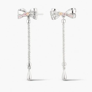 W.KRUK Kolczyki srebrne Balerina